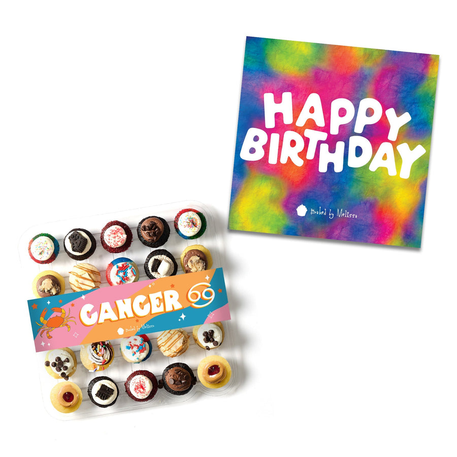 Birthday Gift Box 25-Pack w/ Zodiac Cupcakes