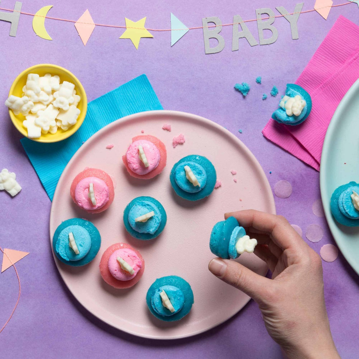 Baby Boy Cupcakes